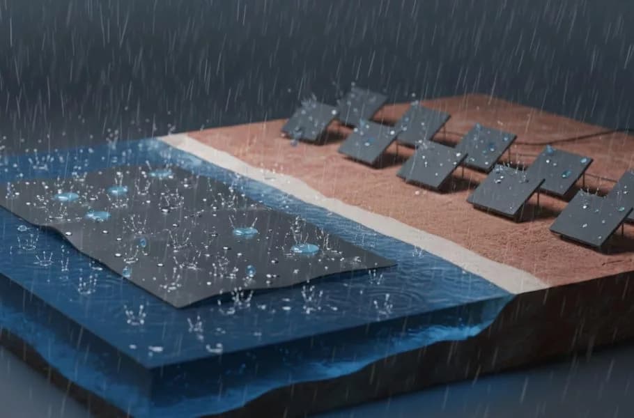 دانشمندان چینی دستگاهی شناور برای تولید برق از قطرات باران اختراع کردند